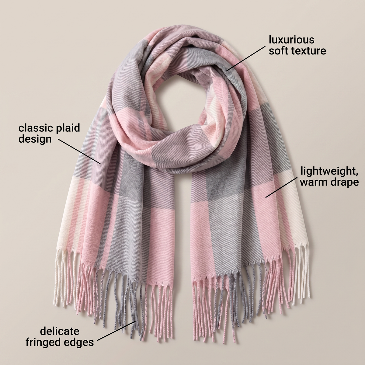 AURIELLE CASHMERE SCARF