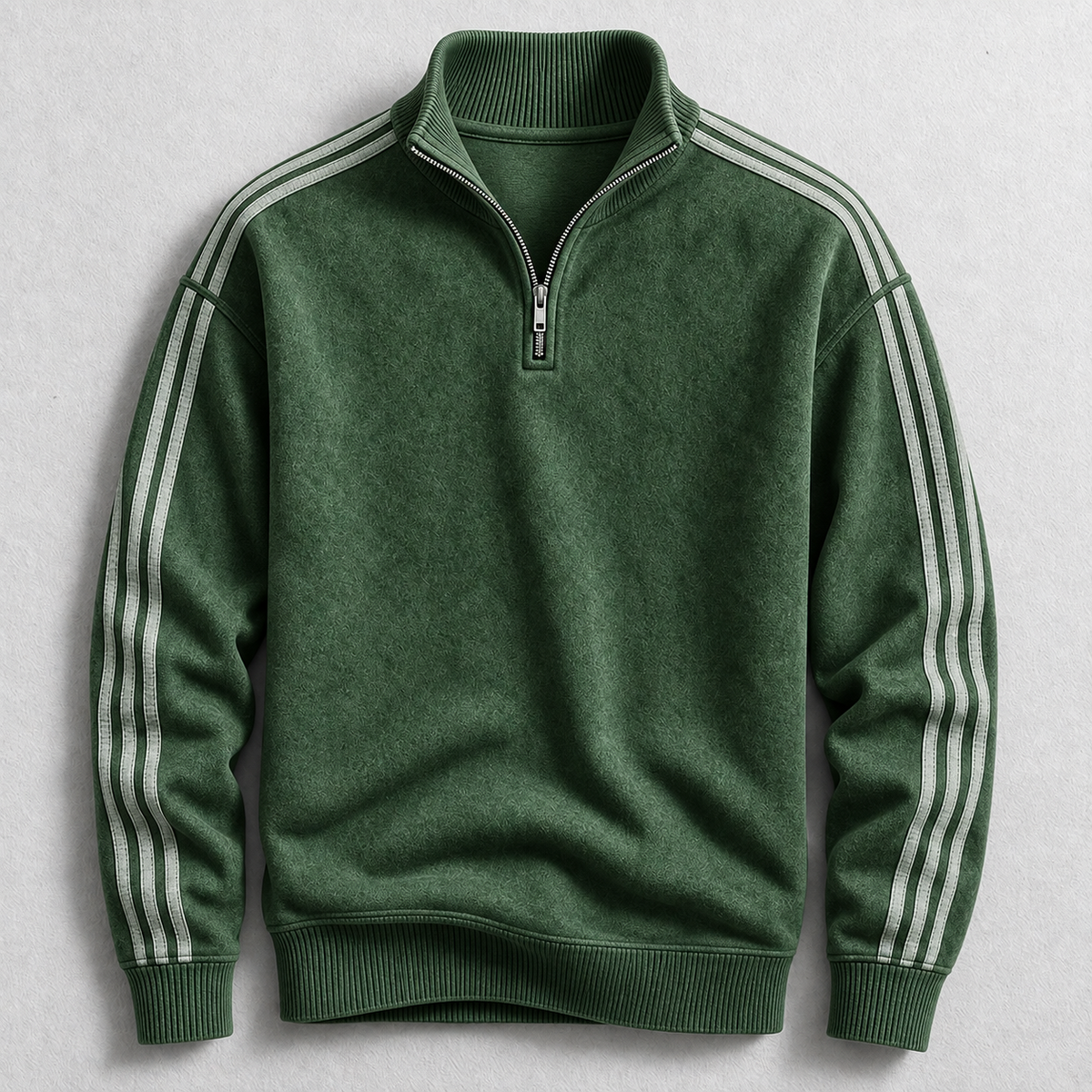 Archie Striped Quarter-Zip Jumper