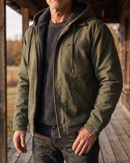 Brockley Fleece-Lined Hooded Jacket