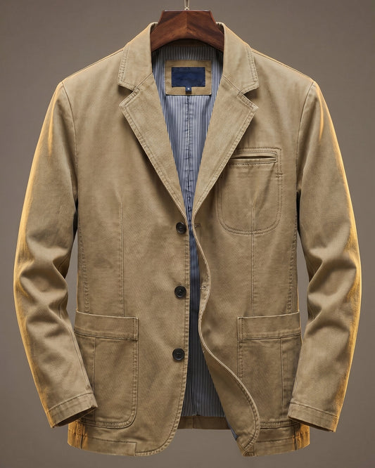 Peckham Washed Cotton Blazer