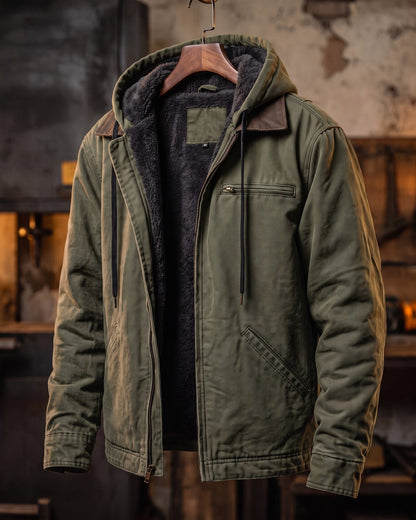 Brockley Fleece-Lined Hooded Jacket