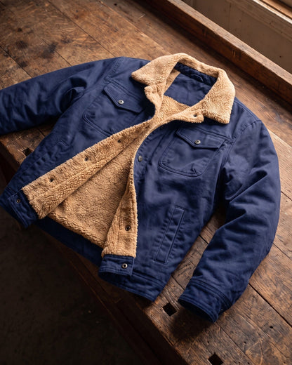 Dalston Sherpa-Lined Cotton Jacket