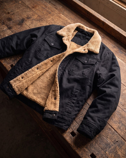 Dalston Sherpa-Lined Cotton Jacket