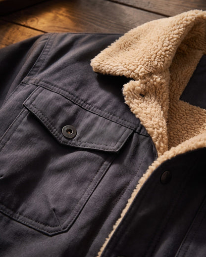 Dalston Sherpa-Lined Cotton Jacket