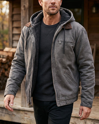 Brockley Fleece-Lined Hooded Jacket