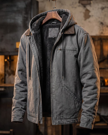 Brockley Fleece-Lined Hooded Jacket