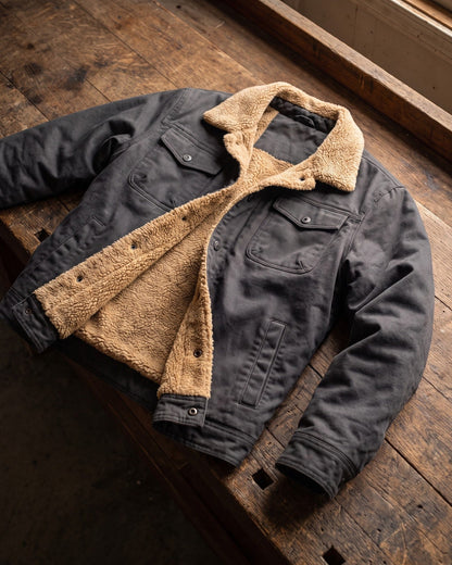 Dalston Sherpa-Lined Cotton Jacket