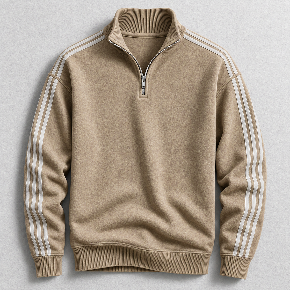 Archie Striped Quarter-Zip Jumper