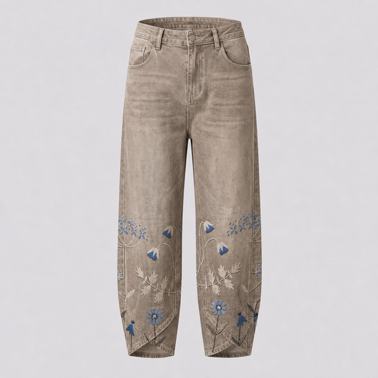 NORABELLE ARTISAN LINEN PANTS
