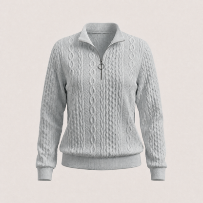 AMY SWEATER WITH ZIPPER