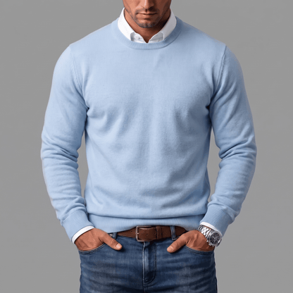 Enzo – Soft Knit Crewneck Sweater