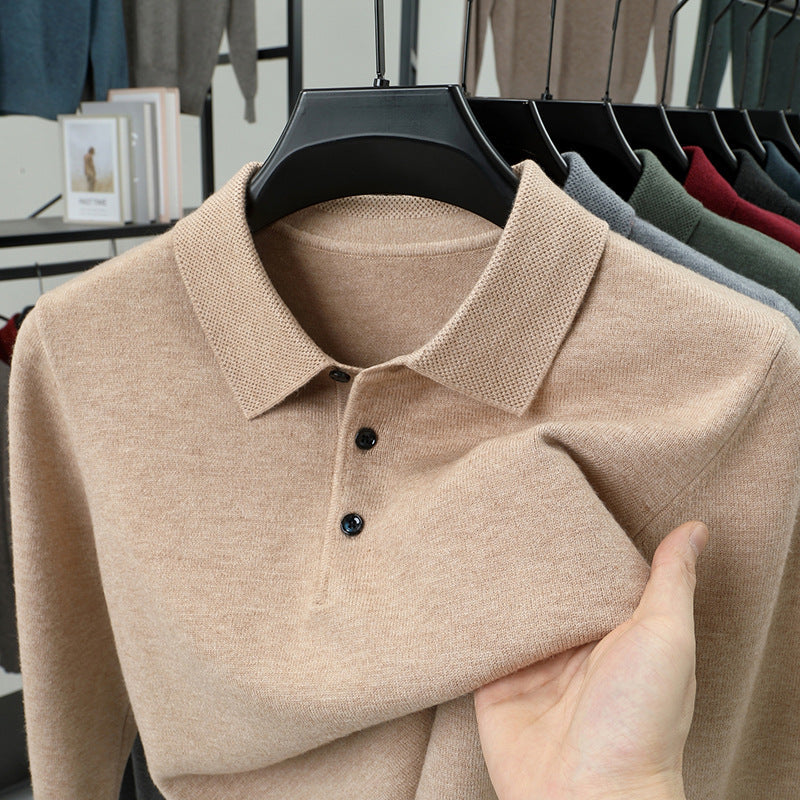 Marco Cashmere Polo Sweater