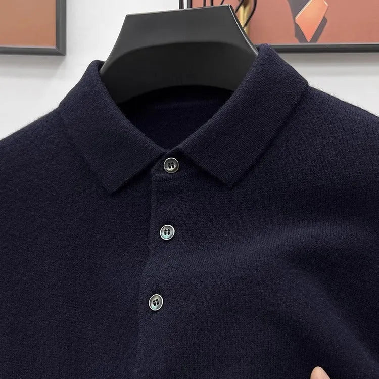 Marco Cashmere Polo Sweater