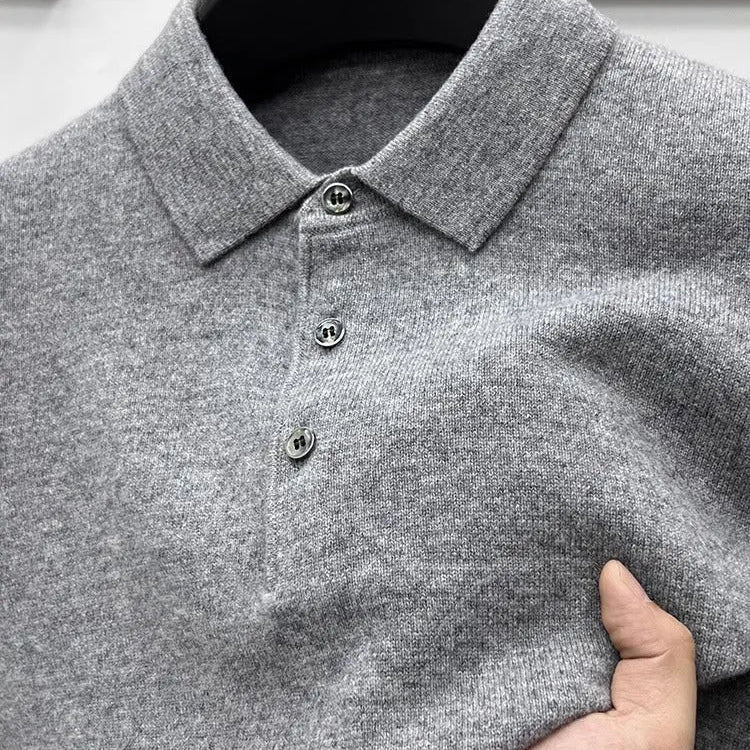 Marco Cashmere Polo Sweater