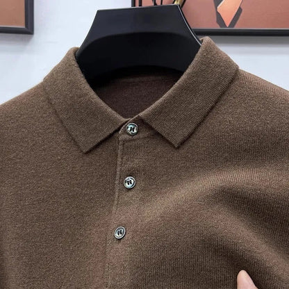Marco Cashmere Polo Sweater