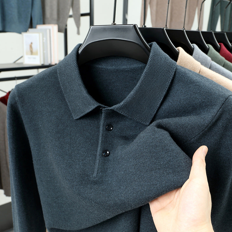 Marco Cashmere Polo Sweater
