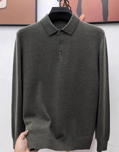 Marco Cashmere Polo Sweater