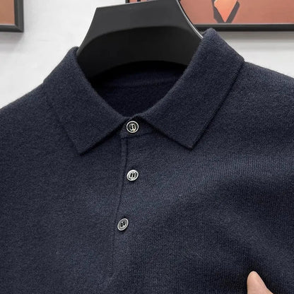 Marco Cashmere Polo Sweater