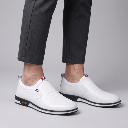LIAM LEATHER SLIP-ON SNEAKERS