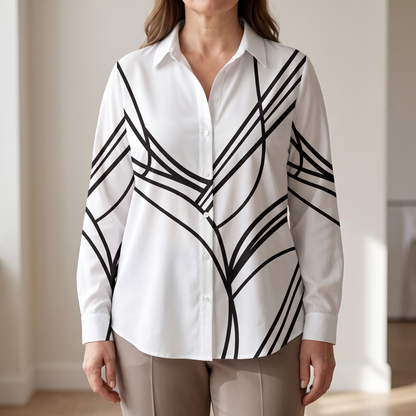 LIVIA VINTAGE CASUAL BLOUSE