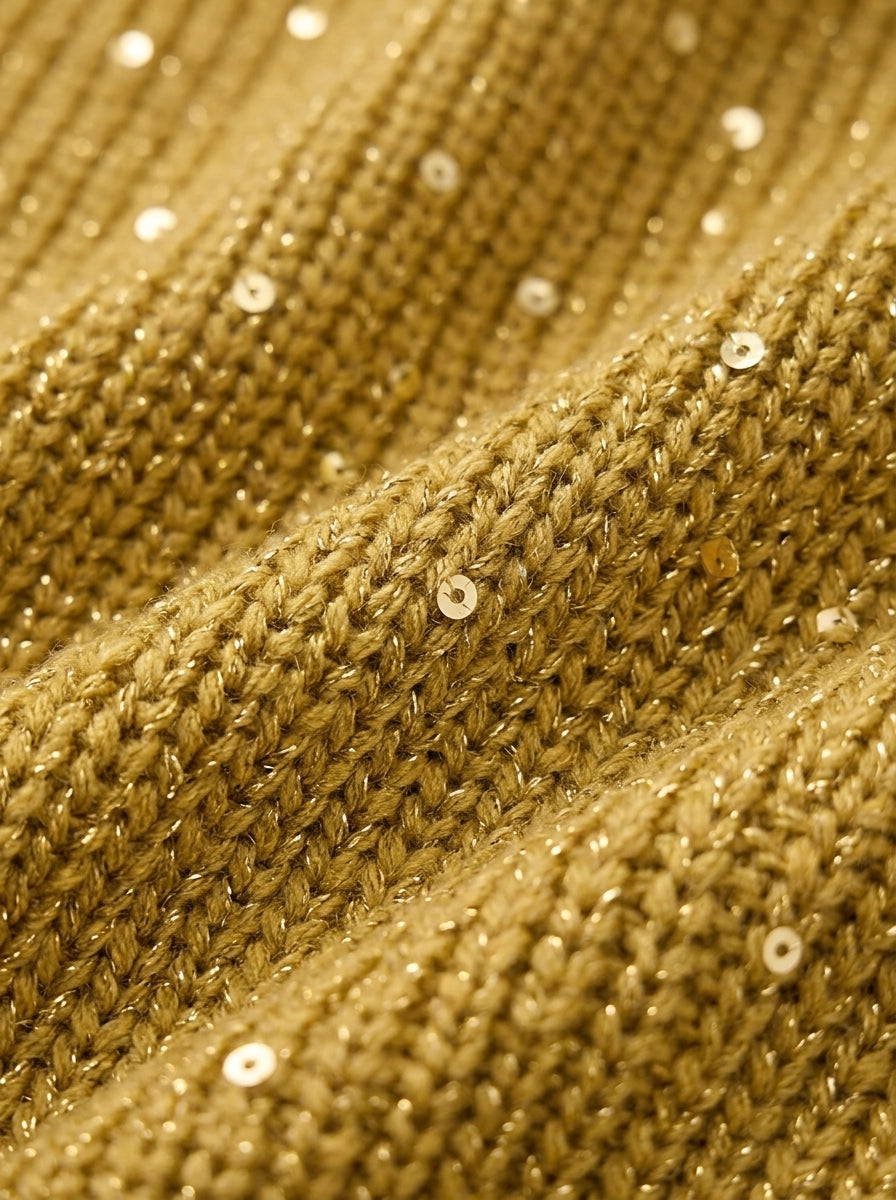 Freya Gold Button Cardigan