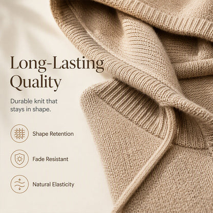 Esme Oversized Knit Hoodie