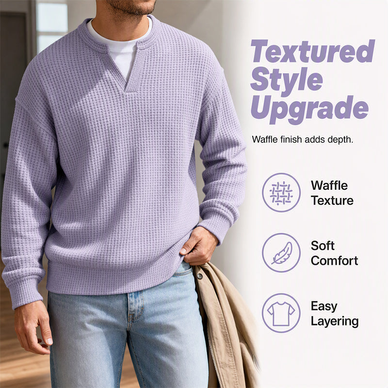 Hollis Layered Waffle Knit Top