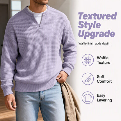Hollis Layered Waffle Knit Top