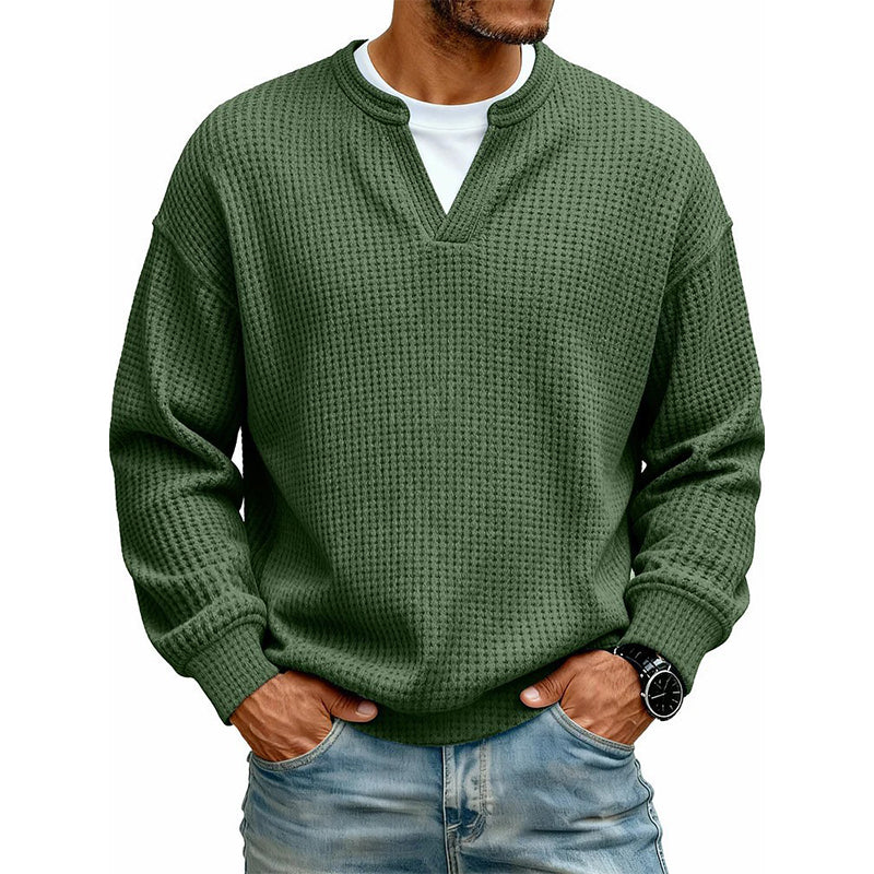 Hollis Layered Waffle Knit Top